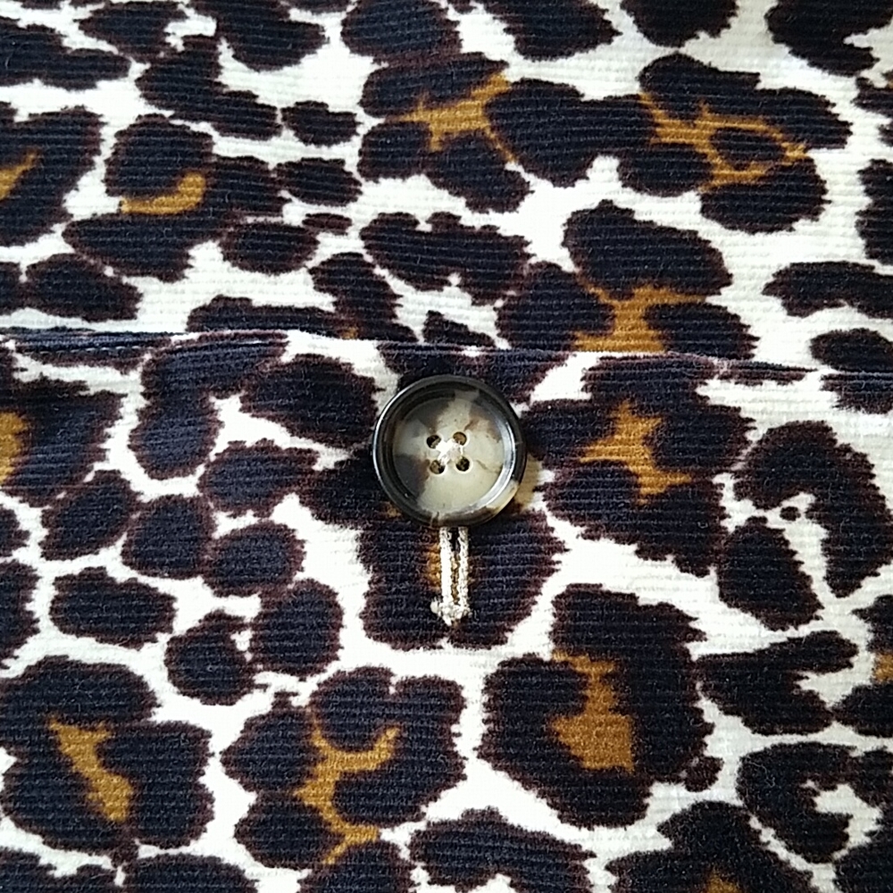 J. CREW Leopard Corduroy Blazer - Picture 4 of 8